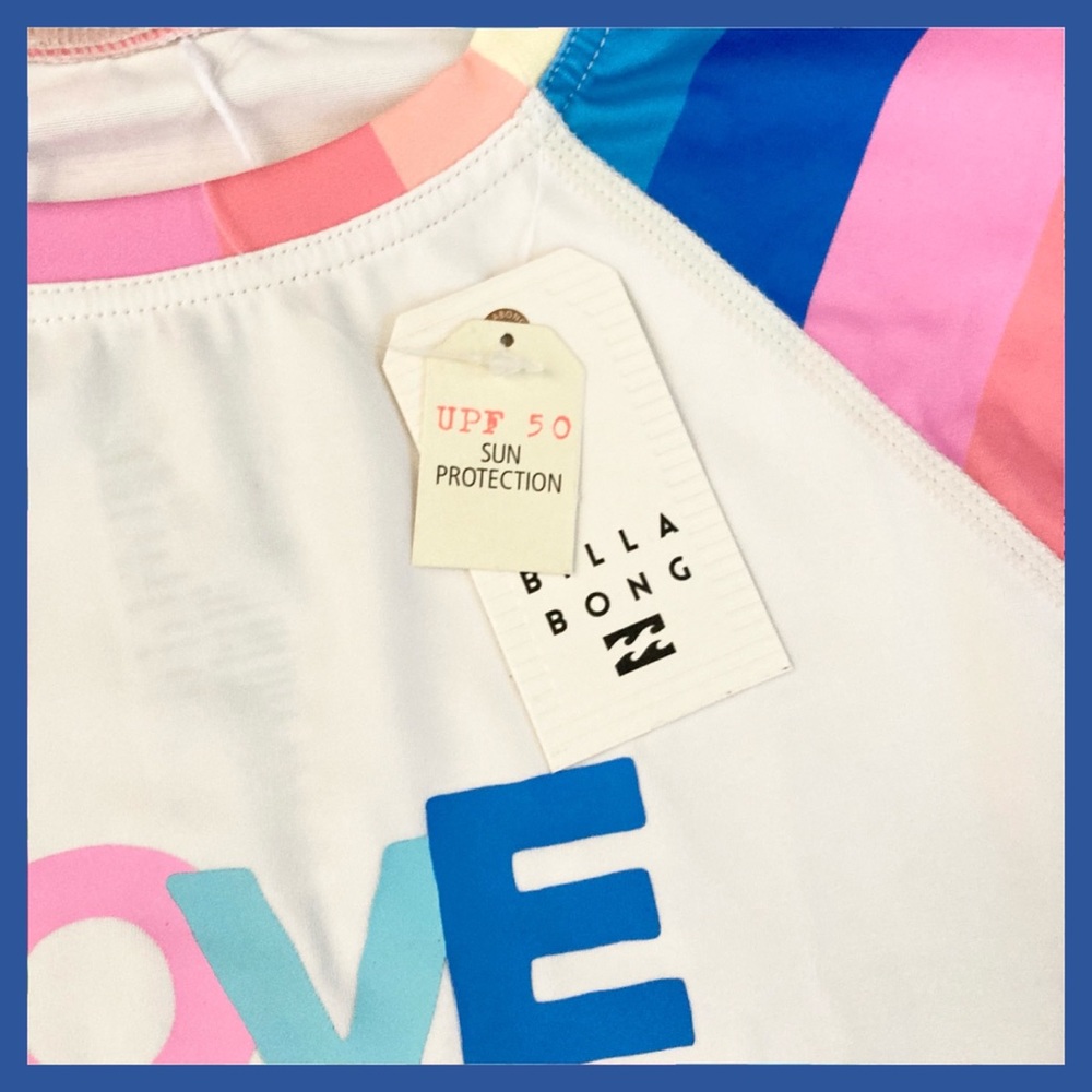 🍍🌴 Billabong Girls' Rashguard Set - Picture 13 of 13